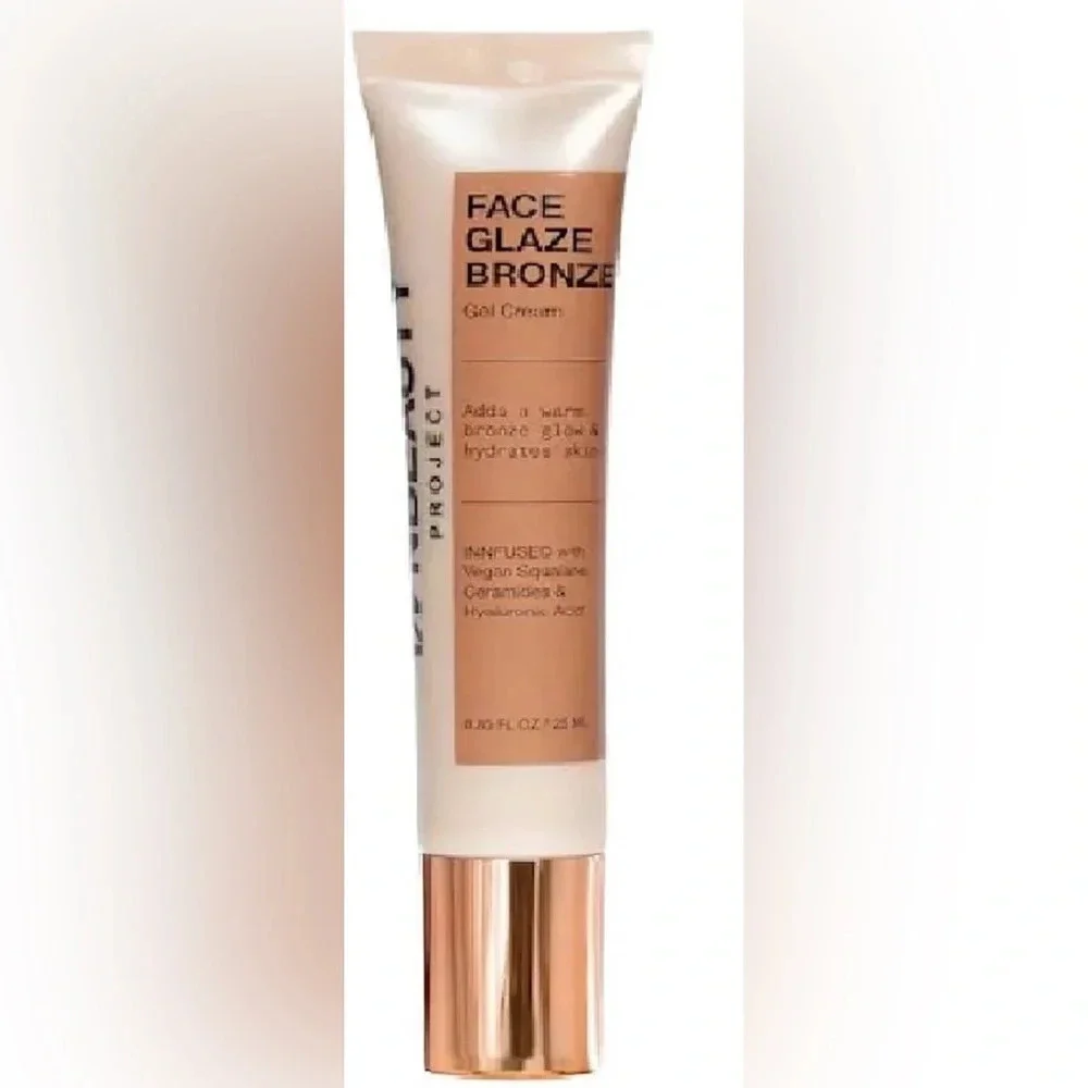 NWB Bronze Face Glaze Gel Cream with‎ Squalane, Ceramides & Hyaluronic Acid